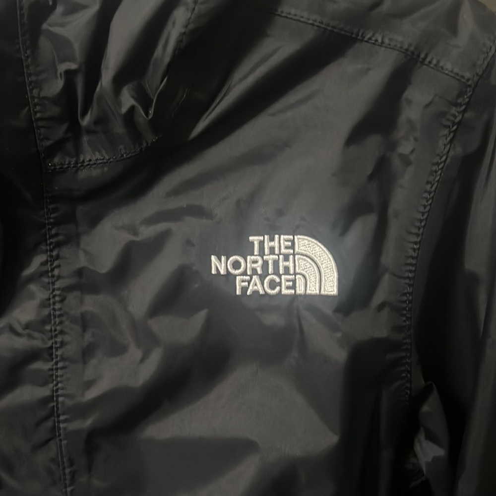 NWOT * The North Face Black Girls Jacket Size Medium 10/12 - Picture 2 of 4